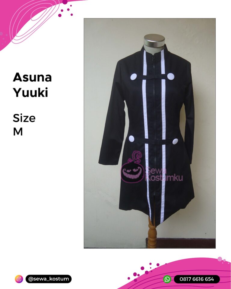 Rental Kostum Cosplay Asuna Yuki Sword Art Online