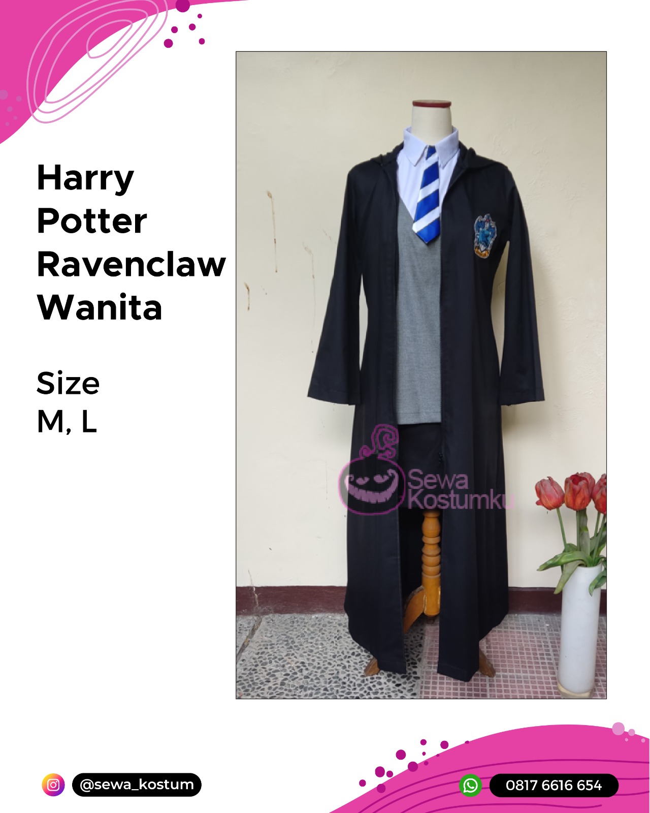 Rental Kostum Cosplay Harry Potter