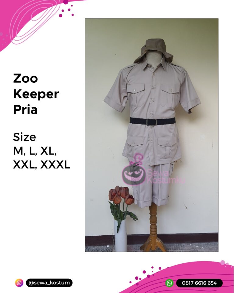 Rental Sewa Kostum Profesi Zookeeper