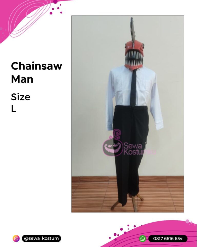Rental Kostum Cosplay Chainsaw Man