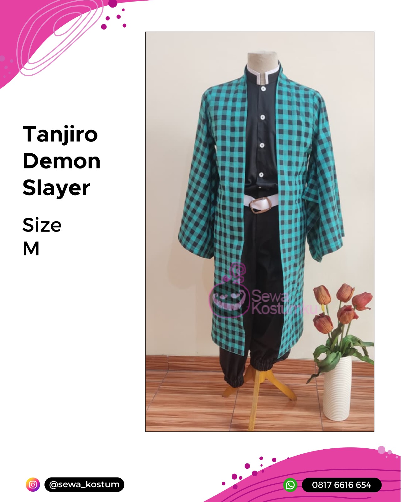 Tempat Sewa Kostum Cosplay Anime Demon Slayer