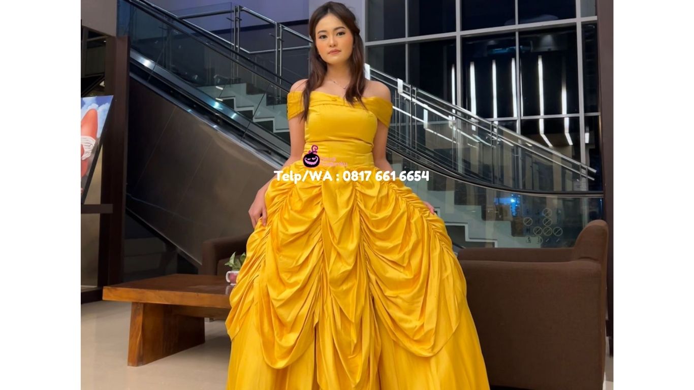 Rental Kostum Disney Princess Belle Pulogadung Jakarta