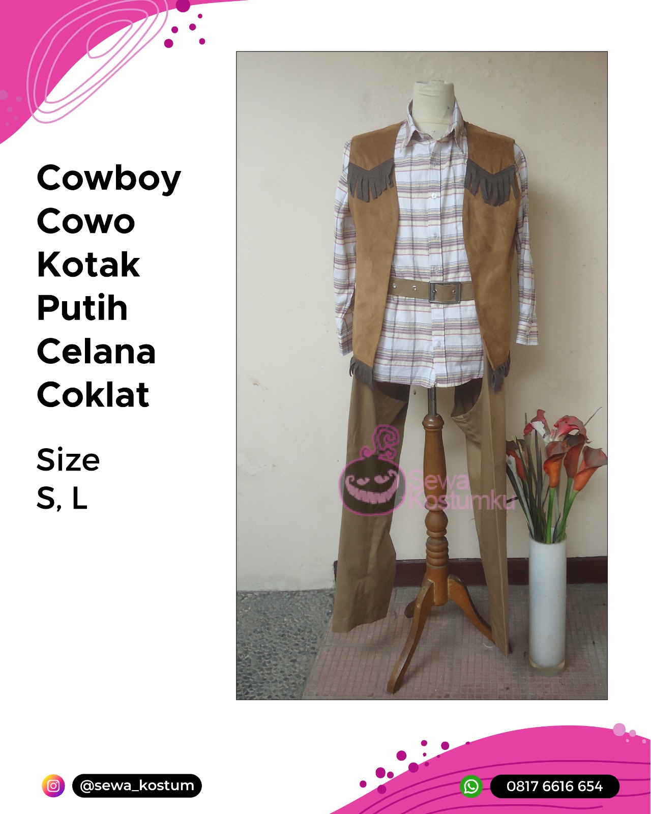 Tempat Sewa Kostum Cowboy