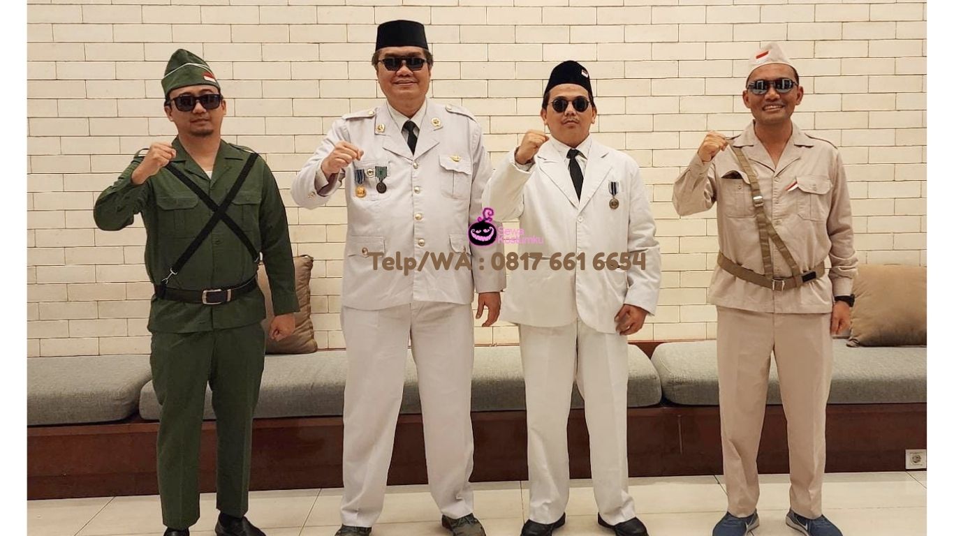 Penyewaan Kostum Pahlawan Bug Karno, Bung Hatta Ciracas Jakarta