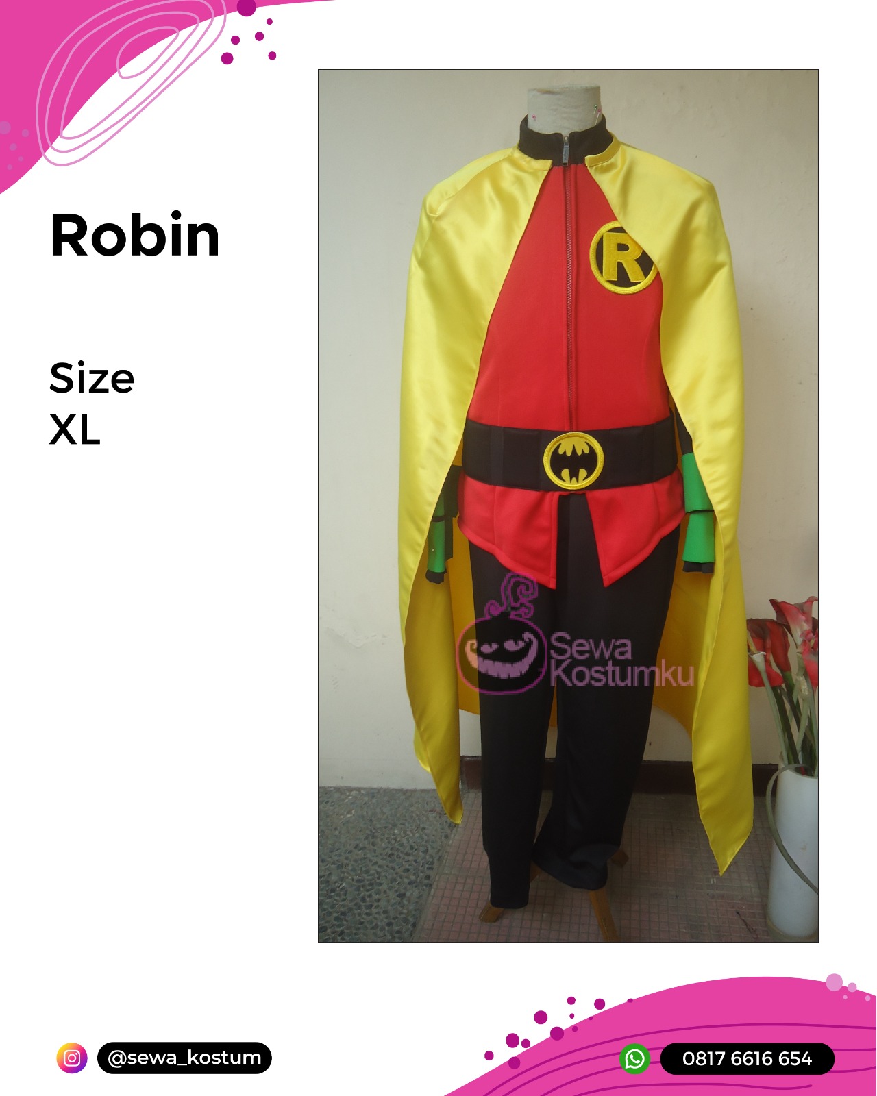 Rental Kostum Cosplay Superhero