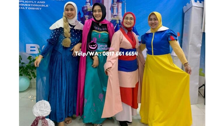 Rekomendasi Sewa Kostum Princess Disney Ciracas Jakarta Timur