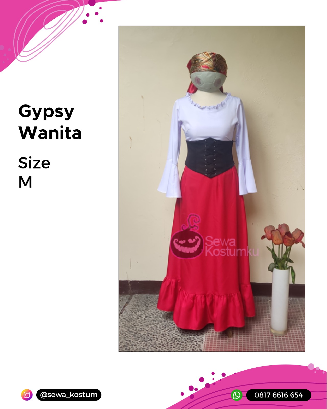 Rental Kostum Cosplay Gypsy