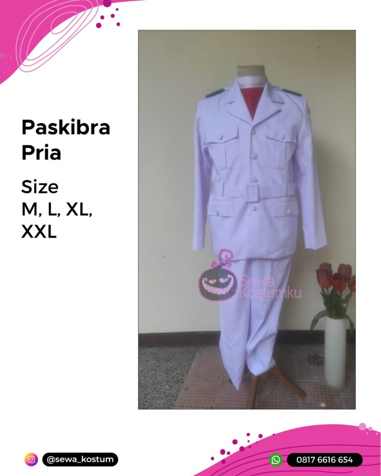 Rental Kostum Cospaly Paskibra